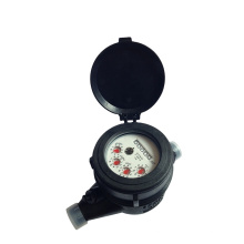 Size15-50mm Multi Jet Dry Type Black Plastic Body Cold Water Flow Meters